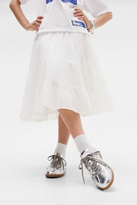 ALOHAS Silver TB.490 Leather Trainers