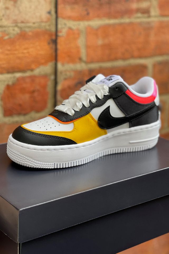 Nike Air Force 1 Shadow White & Black Multi Trainers #1