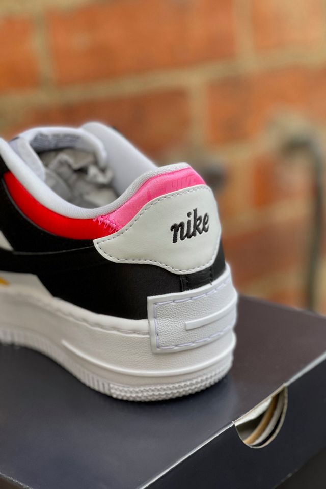 Nike Air Force 1 Shadow White & Black Multi Trainers #2