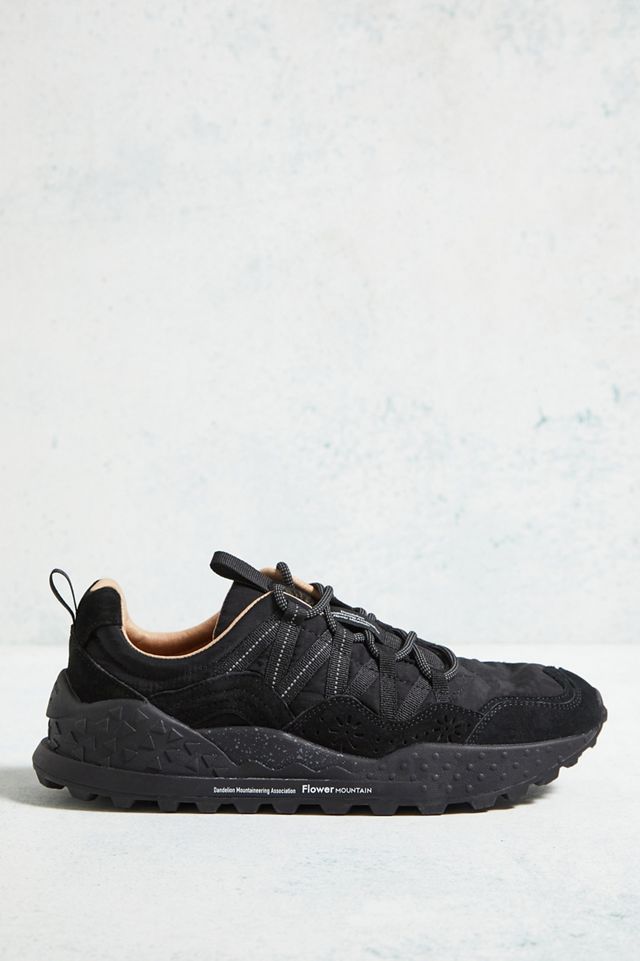 Flower Mountain Black Washi Uni Trainers #4