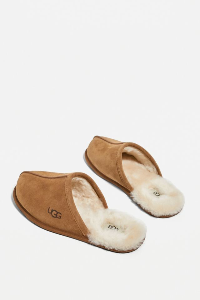 UGG Chestnut Sheepskin Scuff Slippers