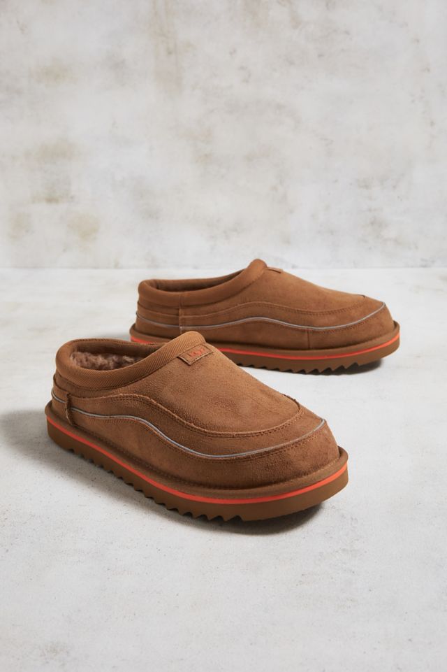 UGG Chestnut & Orange Tasman Cali Wave Slippers