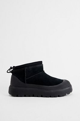 UGG Black Classic Ultra Mini Weather Boots
