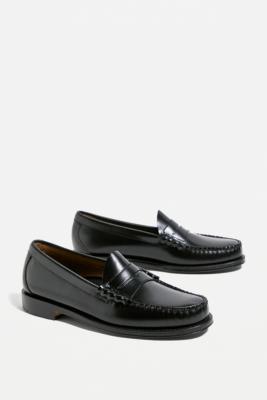 easy weejuns penny loafers black leather