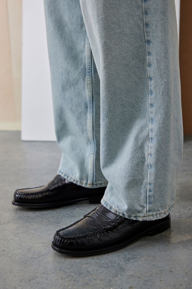 G.H. Bass x Maharishi Black Larson Penny Weejuns Loafers | Urban