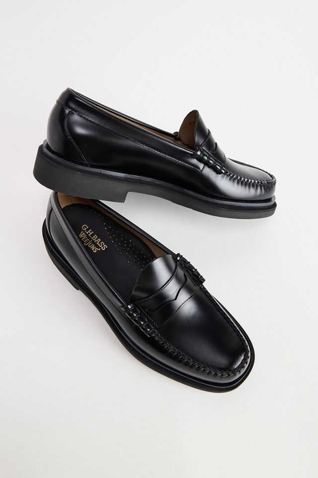 G.H.Bass Black Weejuns Loafers #1
