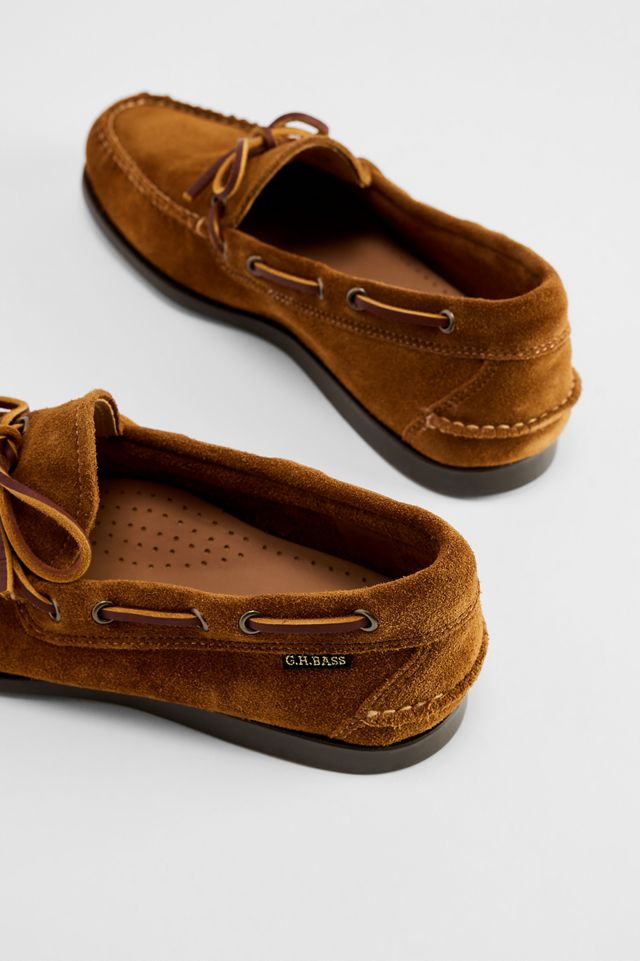 G.H.Bass Brown Suede Decker Shoes #3