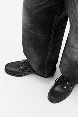 Zapatos Náuticos Texturizados Marrón Oscuro G.H Bass