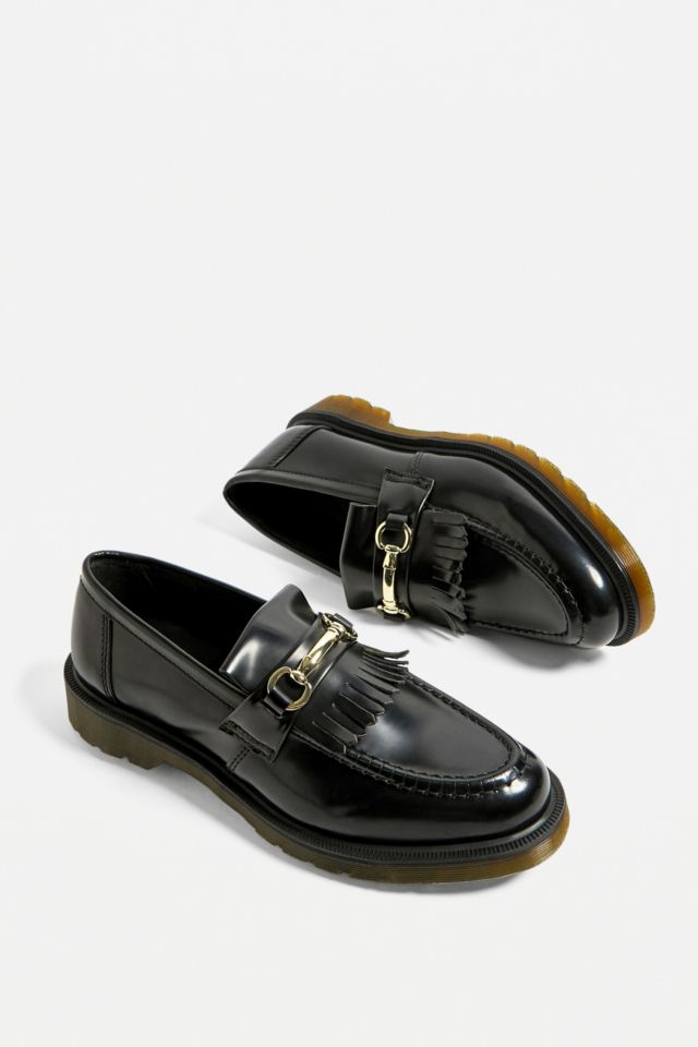 Dr. Martens Mocassins Adrian noirs boucle