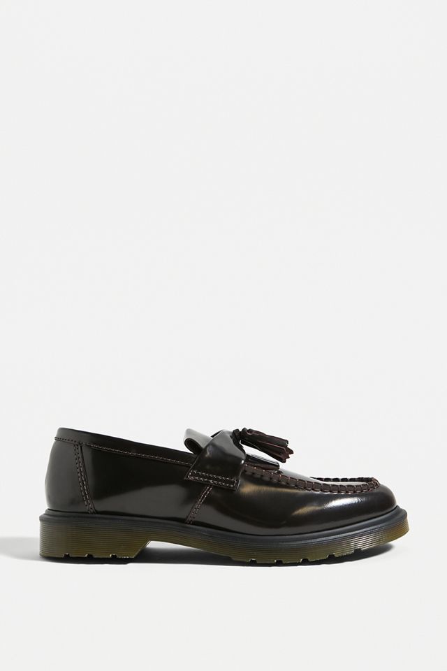 Dr. Martens Adrian Cherry Red Tassel Loafers #2