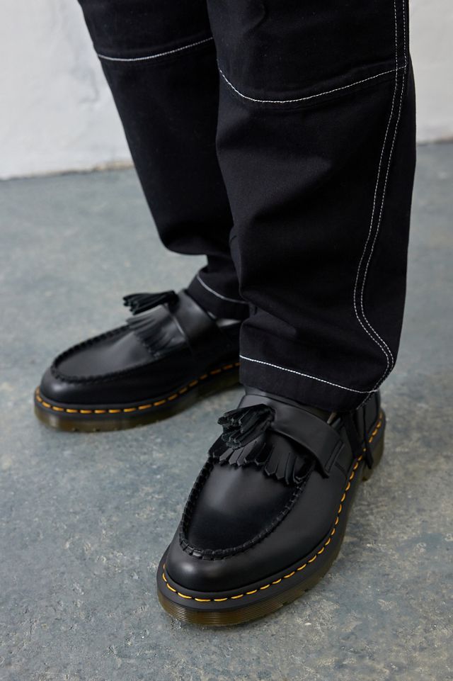 Dr. Martens Black Adrian Tassel Loafers | Urban Outfitters UK