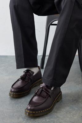 Dr. Martens Mocassins pompoms Adrian bordeaux