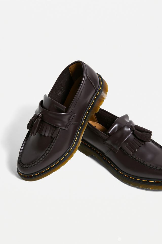 Dr martens sale burgundy loafers