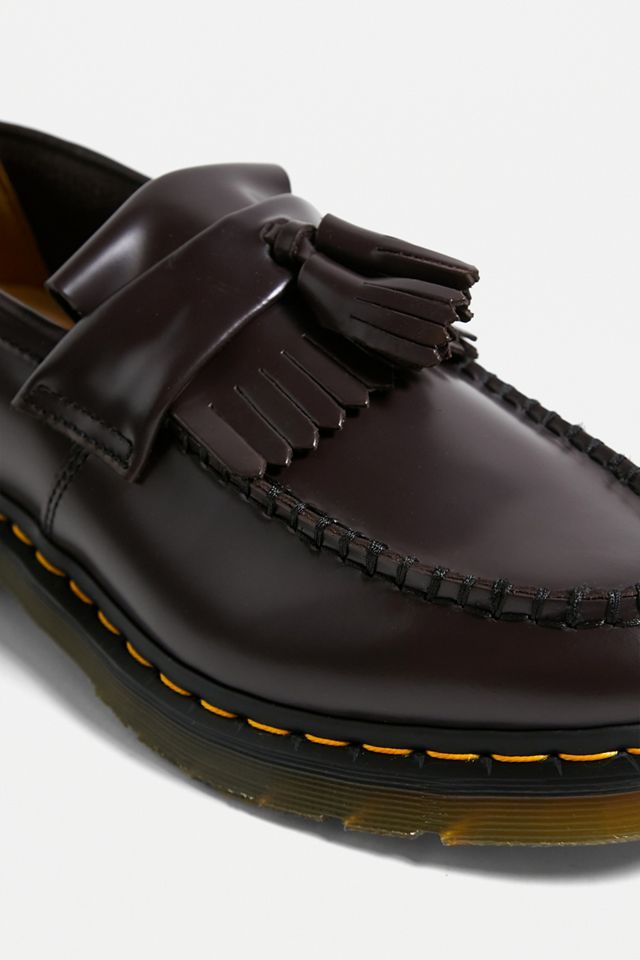 Dr. Martens Borgoña Adrian Mocasines con borlas #4