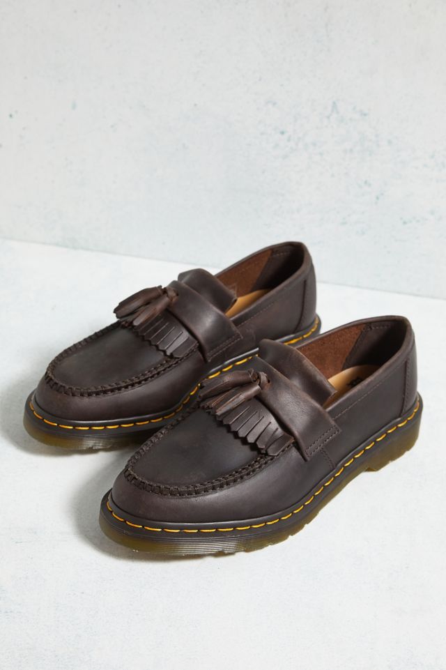 Dr. Martens Brown Adrian Tassel Loafers Urban Outfitters UK