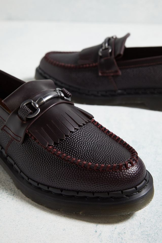 Dr. Martens – Loafer „Adrian“ in Dunkelrot mit Kieselstruktur #3