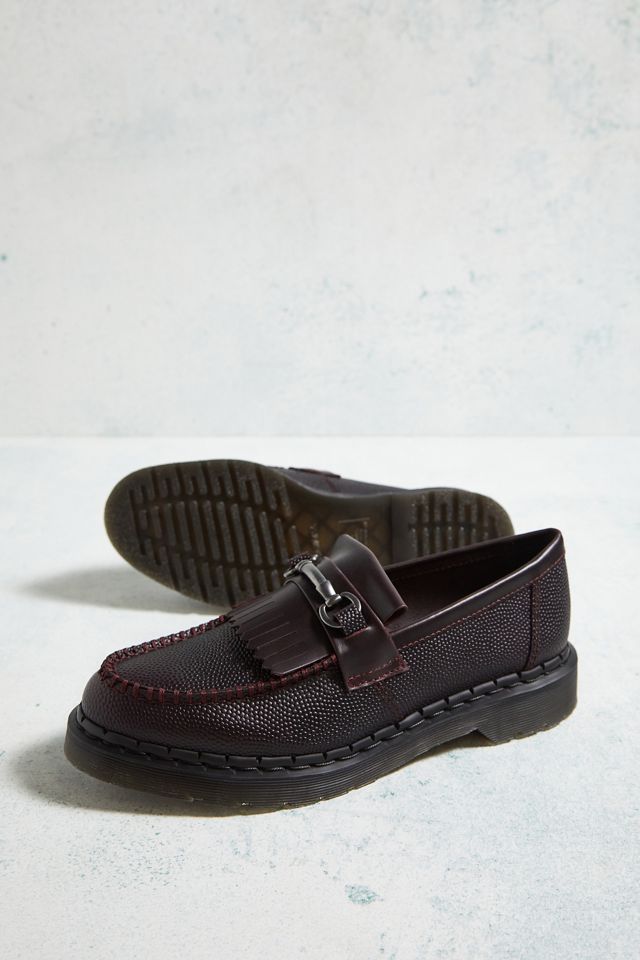 Dr. Martens – Loafer „Adrian“ in Dunkelrot mit Kieselstruktur #4