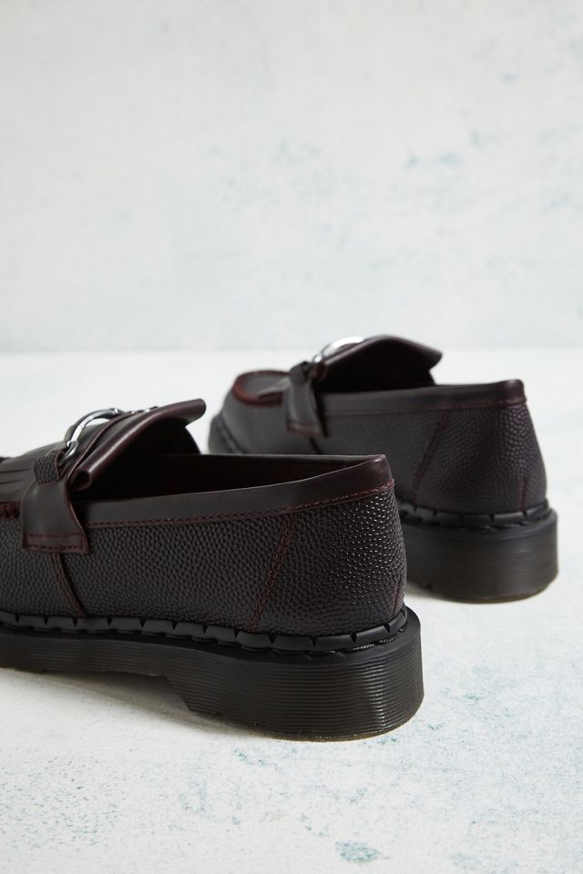 Dr. Martens – Loafer „Adrian“ in Dunkelrot mit Kieselstruktur #5