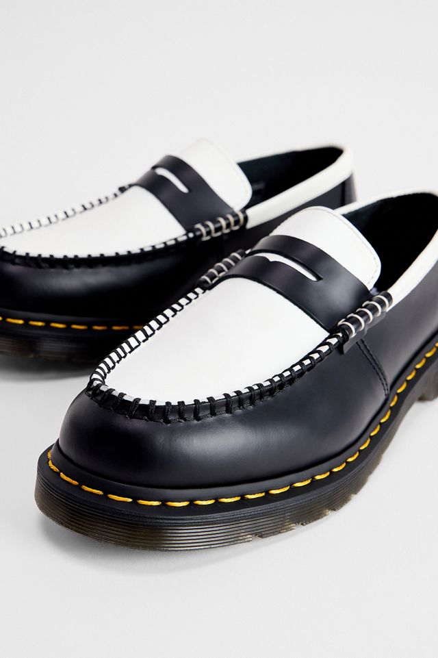 Mocassini Penton Dr. Martens Neri e Bianchi #1