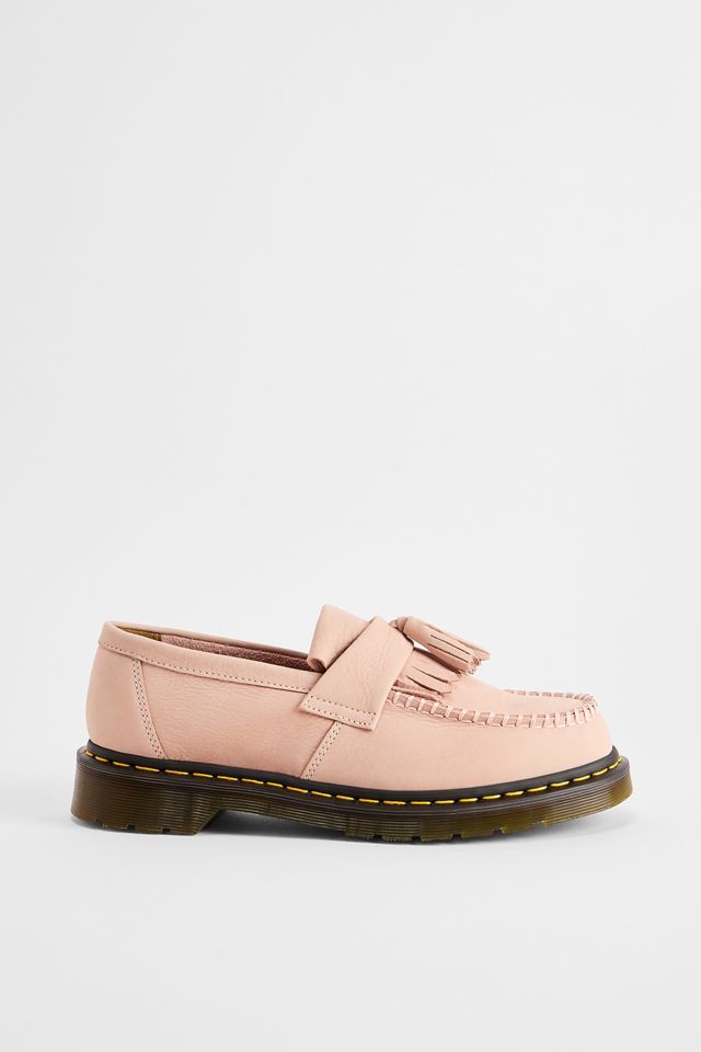 Dr. Martens Powder Pink Adrian Leather Tassel Loafers #2