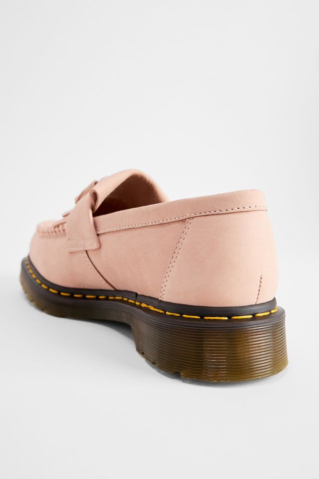 Dr. Martens Powder Pink Adrian Leather Tassel Loafers #3