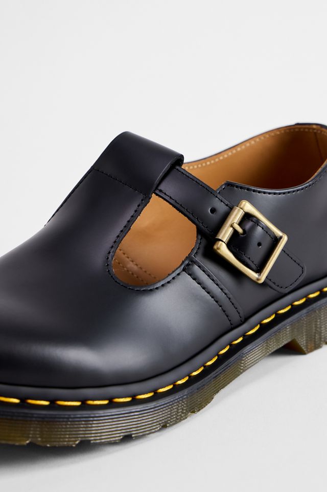 Dr. Martens Black Polley Smooth Leather Mary Jane Shoes #2