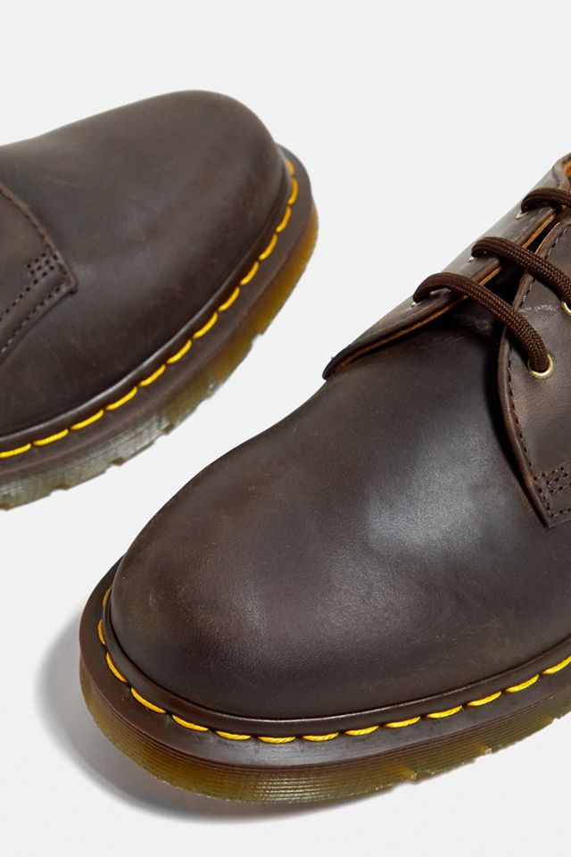 Dr Martens Braune 1461 3-Ösen Oxford Schuhe #2