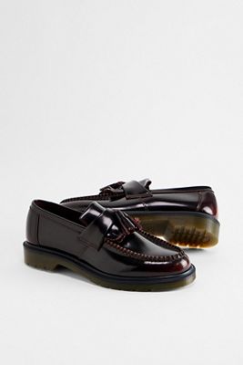 Dr. Martens Cherry Red Adrian Tassel Loafers