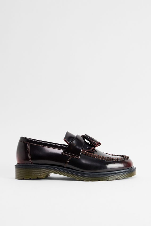 Dr. Martens Cherry Red Adrian Tassel Loafers #2