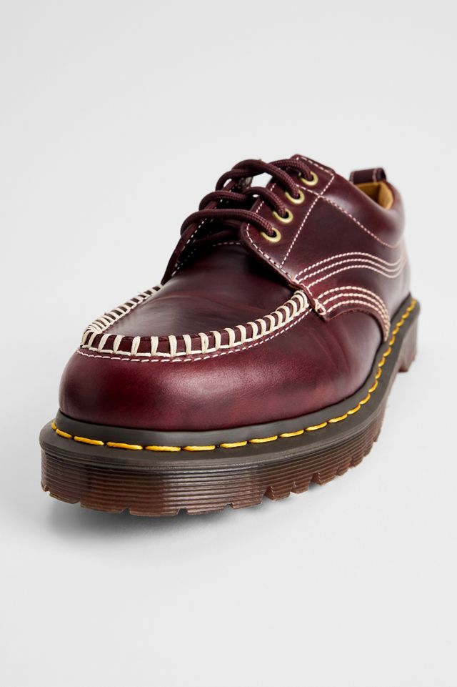 Dr. Martens Cherry Red Lowell 4-Eye Leather Shoes #1