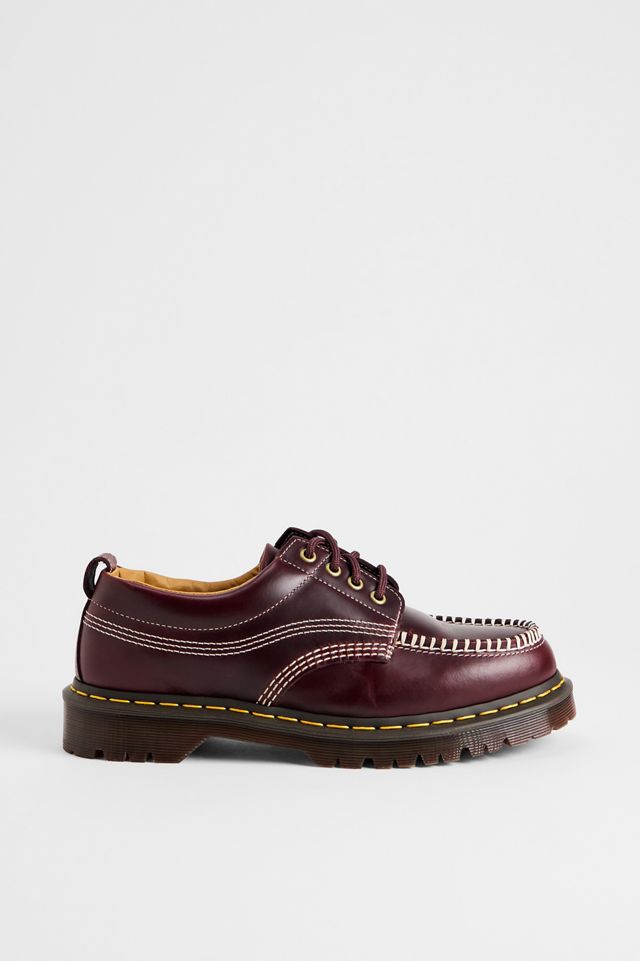 Dr. Martens Cherry Red Lowell 4-Eye Leather Shoes #3