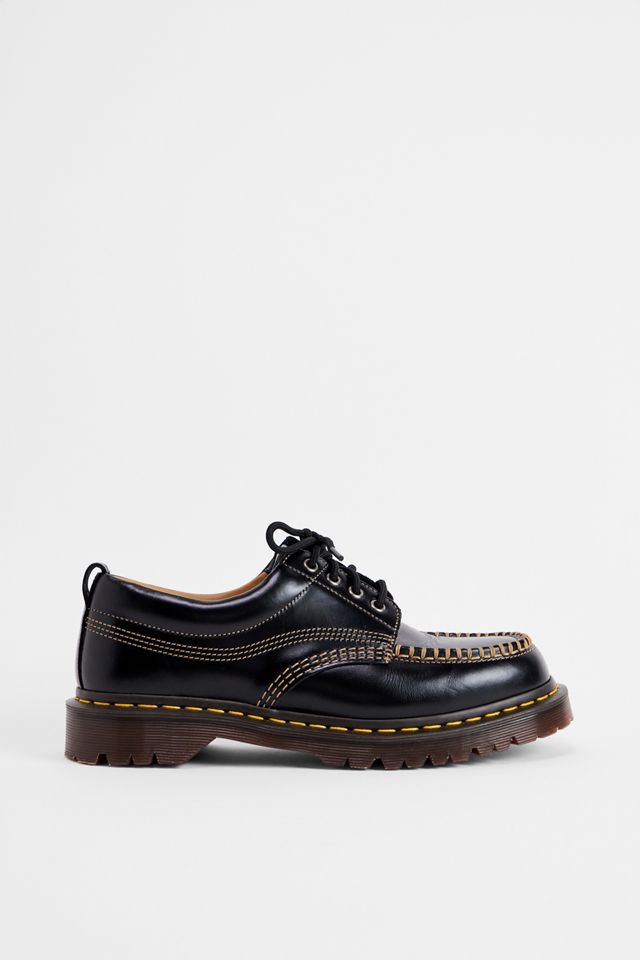 Scarpe in Pelle Nere Lowell 4-Occhielli Dr. Martens #1