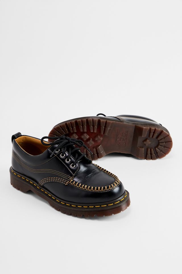 Scarpe in Pelle Nere Lowell 4-Occhielli Dr. Martens #2