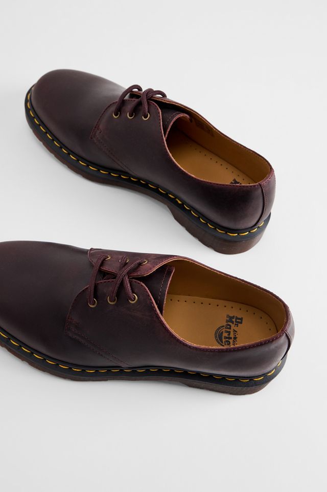 Scarpe Dr. Martens Cherry Red 1461 in Pelle Crazy Horse #3