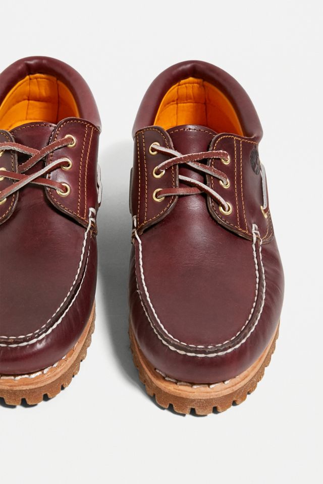 Timberland Authentic 3-Eye Burgundy Boat Shoes #2