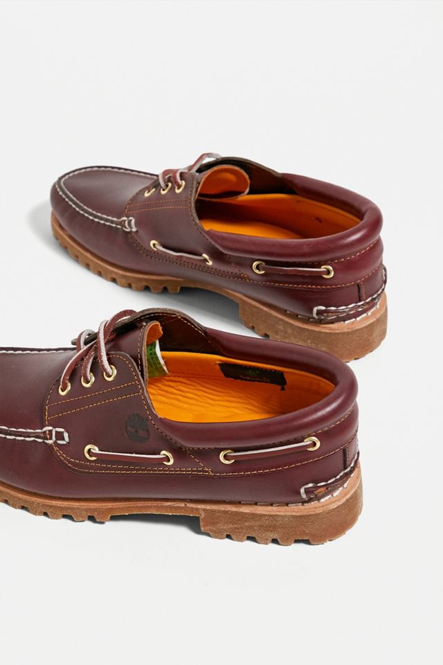Timberland Authentic 3-Eye Burgundy Boat Shoes #4