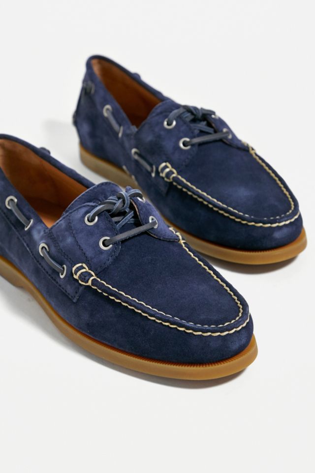 Polo Ralph Lauren Navy Boat Shoes | Urban Outfitters UK