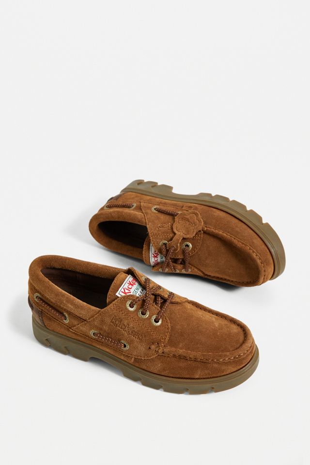 Kickers Lennon Brown Boat Shoes #1