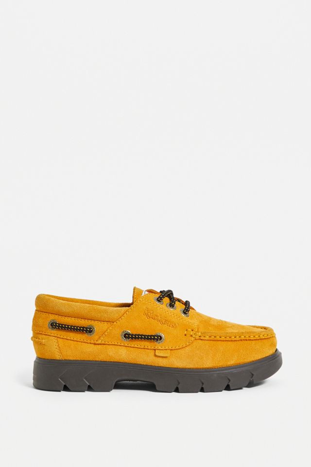 Kickers - Chaussures bateau Lennon jaunes #2