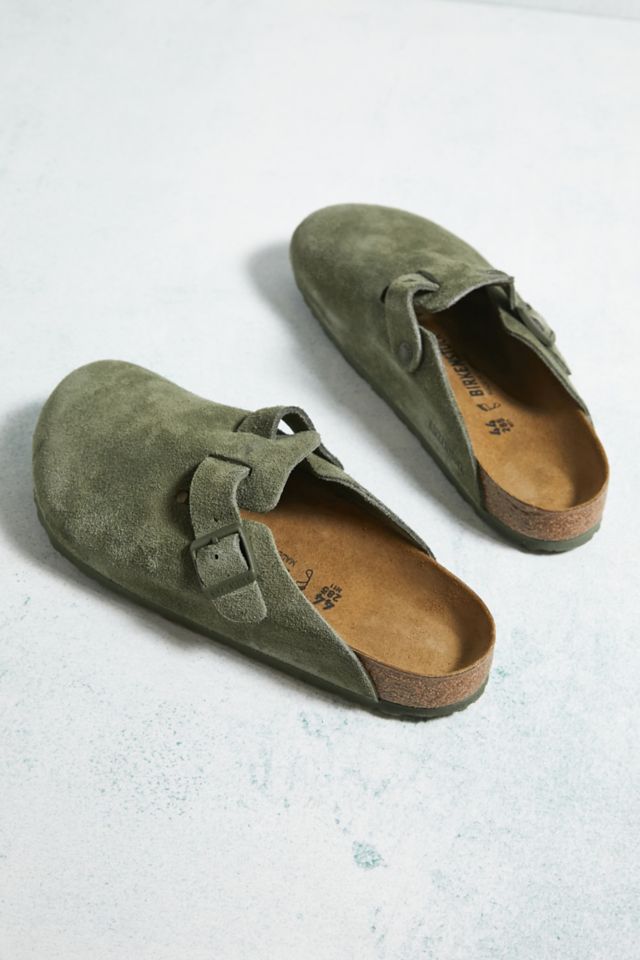 Birkenstock boston forest store suede