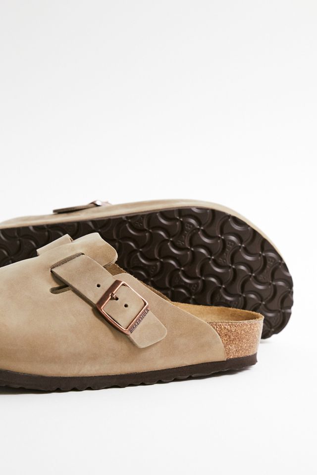Birkenstock Boston Tobacco Brown Leather Clogs #2