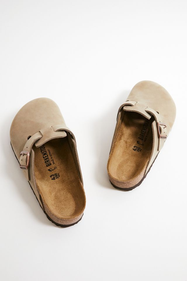 Birkenstock Boston Tobacco Brown Leather Clogs #4