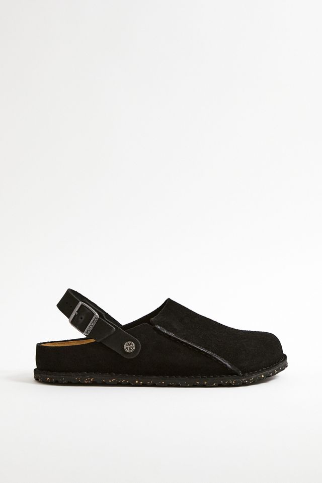 Birkenstock Black Lutry Premium Suede Slippers #3