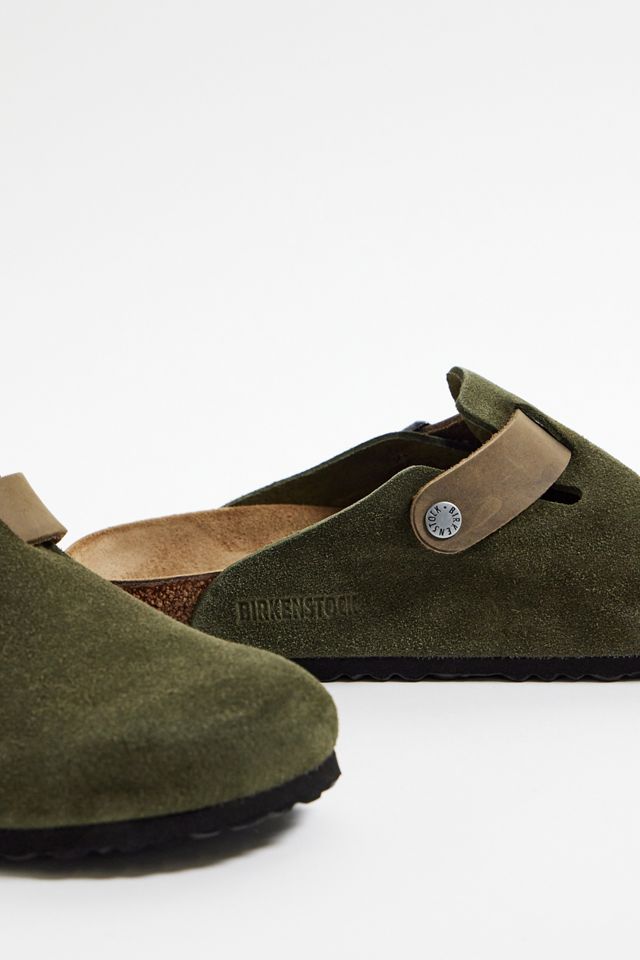 Birkenstock Thyme Mix Suede Boston Clogs #3