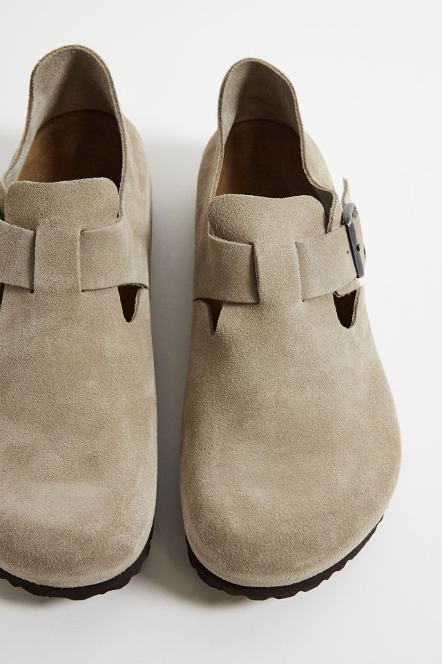 Birkenstock Taupe Wildleder London Clogs Urban Outfitters DE