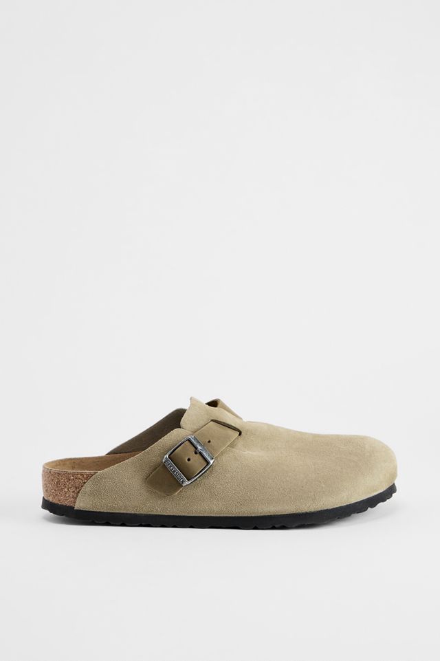 Zoccoli Boston in Camoscio Color Cachi Sbiadito Birkenstock #1