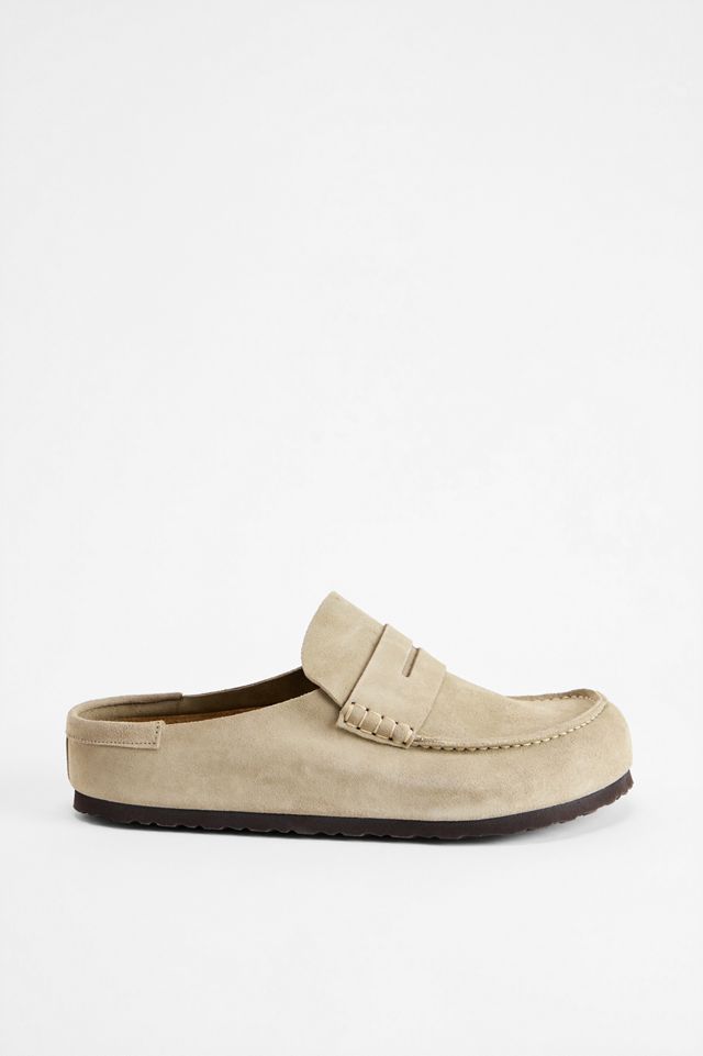 Zapatos Birkenstock de Gamuza Envuelta en Color Gris Pardo Naples #1