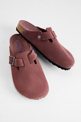 Birkenstock Rote Boston Clogs