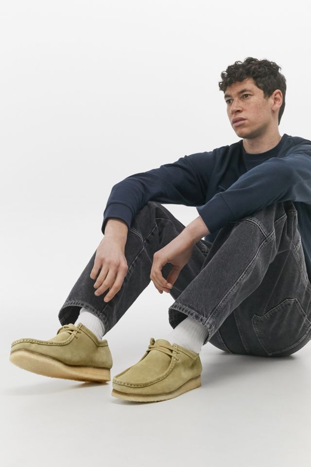 Maple suede shop wallabee boot