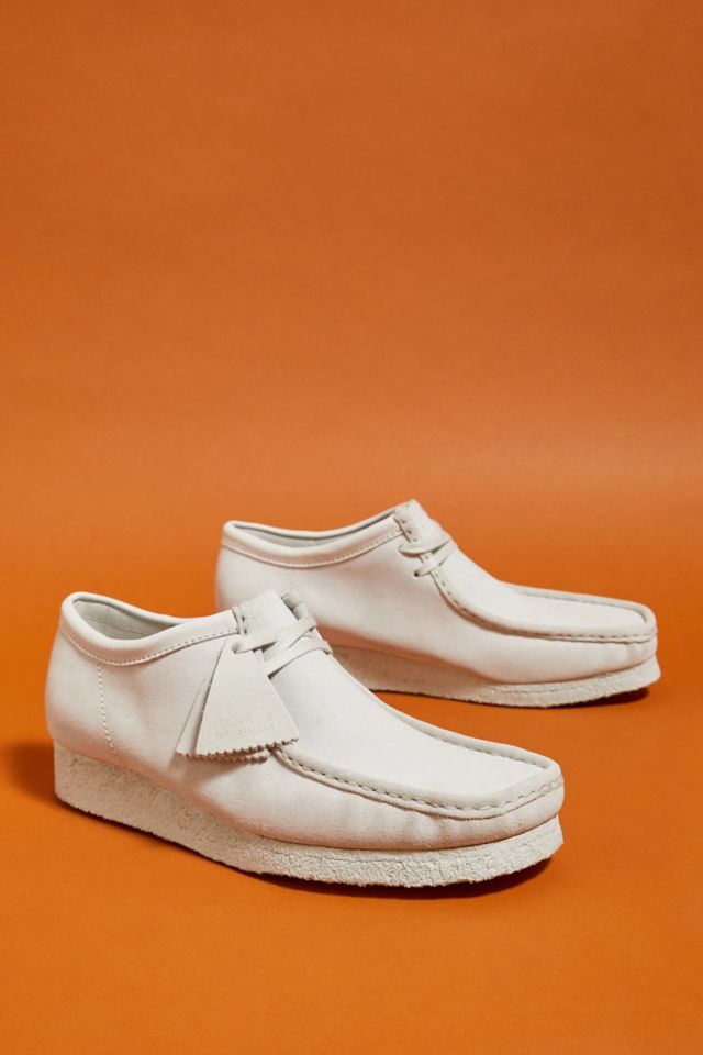 All white outlet wallabees